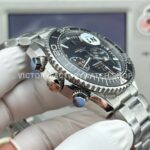 N1 Factory Omega Seamaster Planet Ocean Chronograph 215.30.46.51.01.001 45mm Full Steel Black Dial