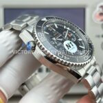 N1 Factory Omega Seamaster Planet Ocean Chronograph 215.30.46.51.01.001 45mm Full Steel Black Dial