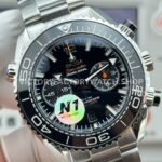 N1 Factory Omega Seamaster Planet Ocean Chronograph 215.30.46.51.01.001 45mm Full Steel Black Dial