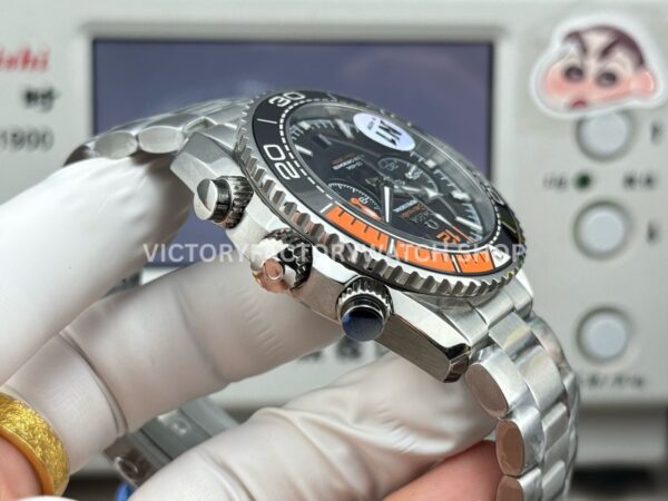 N1 Factory Omega Seamaster Planet Ocean Chronograph 215.30.46.51.01.002 45mm Full Steel Black Dial (3) N1 Factory Omega Seamaster Planet Ocean Chronograph 215.30.46.51.01.002 45mm Full Steel Ceramic Bezel Black Dial