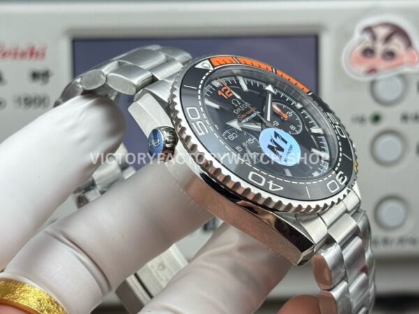 N1 Factory Omega Seamaster Planet Ocean Chronograph 215.30.46.51.01.002 45mm Full Steel Black Dial (4) N1 Factory Omega Seamaster Planet Ocean Chronograph 215.30.46.51.01.002 45mm Full Steel Ceramic Bezel Black Dial