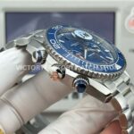 N1 Factory Omega Seamaster Planet Ocean Chronograph 215.30.46.51.03.001 45mm Full Steel Blue Dial