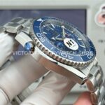 N1 Factory Omega Seamaster Planet Ocean Chronograph 215.30.46.51.03.001 45mm Full Steel Blue Dial