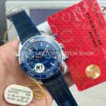 N1 Factory Omega Seamaster Planet Ocean Chronograph 215.30.46.51.03.001 45mm Steel Blue Leather Strap Blue Dial (6) N1 Factory Omega Seamaster Planet Ocean Chronograph 215.30.46.51.03.001 45mm Steel Blue Leather Strap Blue Dial