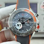 N1 Factory Omega Seamaster Planet Ocean Chronograph 215.92.46.51.99.001 45mm Full Steel Grey Dial N1 Factory Omega Seamaster Planet Ocean Chronograph 215.92.46.51.99.001 45mm steel rubber strap grey dial replica watch