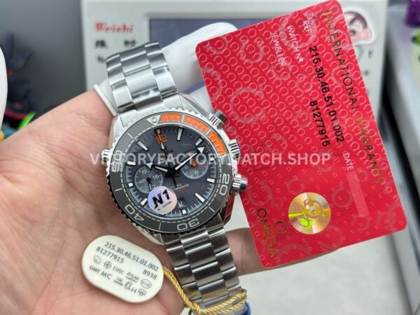 N1 Factory Omega Seamaster Planet Ocean Chronograph 215.92.46.51.99.001 45mm Full Steel Grey Dial (5) N1 Factory Omega Seamaster Planet Ocean Chronograph 215.92.46.51.99.001 45mm Full Steel Grey Dial