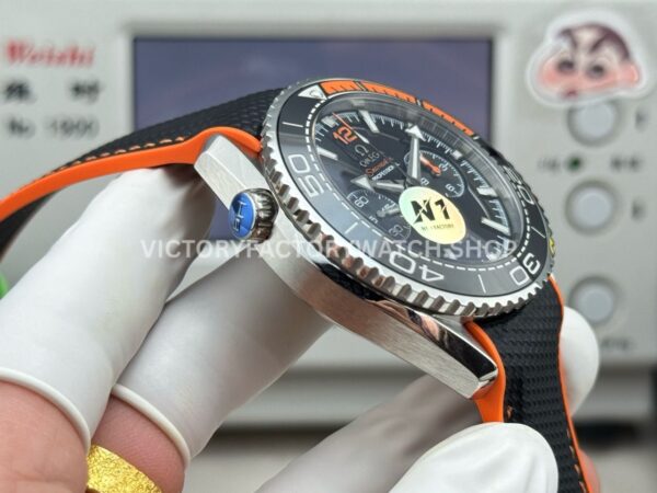 N1 Factory Omega Seamaster Planet Ocean Chronograph215.32.46.51.01.00145mm Steel Rubber Strap Black Dial (3) N1 Factory Omega Seamaster Planet Ocean Chronograph 215.32.46.51.01.001 45mm Steel Ceramic Bezel Rubber Strap Black Dial