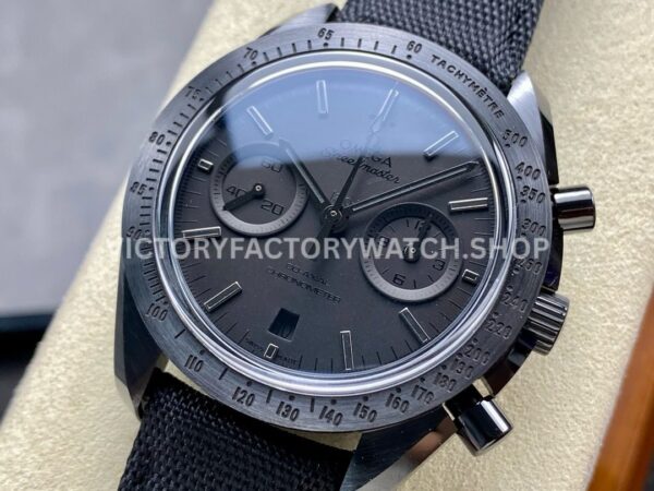 N1 Factory Omega Speedmaster Dark Side Of The Moon 311.92.44.51.01.005 44.25mm Cerami (5) N1 Factory Omega Speedmaster Dark Side Of The Moon 311.92.44.51.01.005 44.25mm Ceramic Textile Strap Black Dial