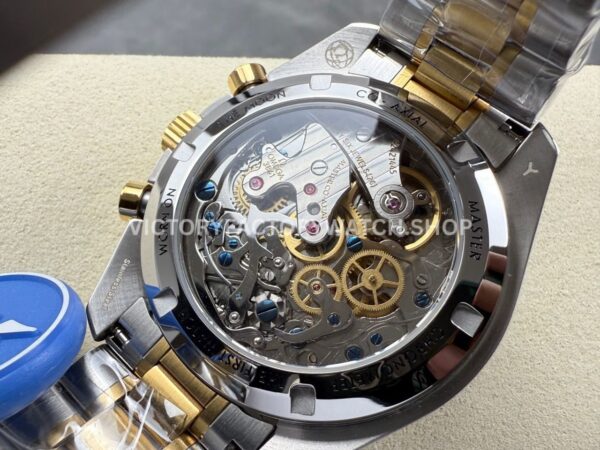 N1 Factory Omega Speedmaster Professional Moonwatch 310.20.42.50.02.001 42mm Half Yellow Gold Silver Dial