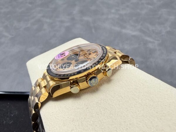 N1 Factory Omega Speedmaster Professional Moonwatch 310.23.42.50.99.001 Full Yellow Gold Pink Dial (10) N1 Factory Omega Speedmaster Professional Moonwatch 310.23.42.50.99.001 42mm Full Yellow Gold Pink Dial