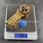 N1 Factory Omega Speedmaster Professional Moonwatch 310.23.42.50.99.001 Full Yellow Gold Pink Dial (9) N1 Factory Omega Speedmaster Professional Moonwatch 310.23.42.50.99.001 42mm Full Yellow Gold Pink Dial