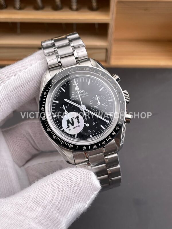 N1 Factory Omega Speedmaster Professional Moonwatch 310.30.42.50.01.002 42mm Full Steel Black (10) N1 Factory Omega Speedmaster Professional Moonwatch 310.30.42.50.01.002 42mm Full Steel Black Dial