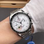 N1 Factory Omega Speedmaster Professional Moonwatch 310.30.42.50.04.001 42mm Full Steel White Dial