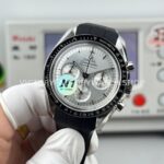 N1 Factory Omega Speedmaster Professional Moonwatch 310.63.42.50.02.001 Steel Rubber Strap Silver Dial (2) N1 Factory Omega Speedmaster Professional Moonwatch 310.63.42.50.02.001 42mm Steel Rubber Strap Silver Dial