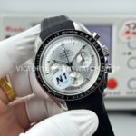 N1 Factory Omega Speedmaster Professional Moonwatch 310.63.42.50.02.001 Steel Rubber Strap Silver Dial (3) N1 Factory Omega Speedmaster Professional Moonwatch 310.63.42.50.02.001 42mm Steel Rubber Strap Silver Dial