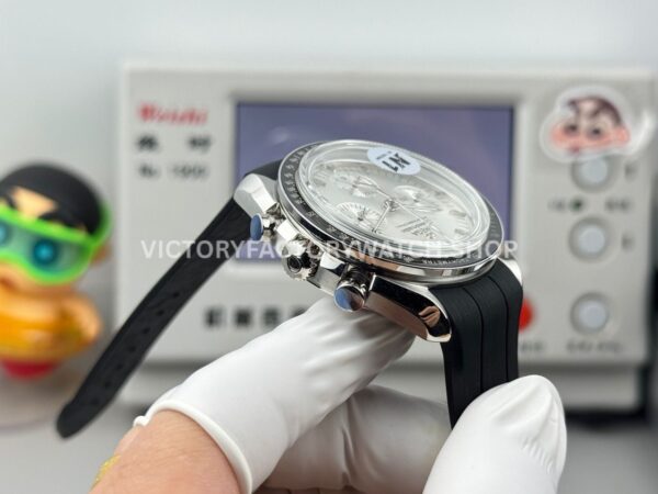 N1 Factory Omega Speedmaster Professional Moonwatch 310.63.42.50.02.001 Steel Rubber Strap Silver Dial (9) N1 Factory Omega Speedmaster Professional Moonwatch 310.63.42.50.02.001 42mm Steel Rubber Strap Silver Dial