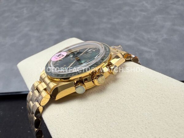 N1 Factory Omega Speedmaster Professional Moonwatch 310.63.42.50.02.001 42mm Full Yellow Gold Green Dial
