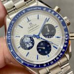 N1 Factory Omega Speedmaster Silver Snoopy Award 50th Anniversary 310.3 (7) N1 Factory Omega Speedmaster Silver Snoopy Award 50th Anniversary 310.32.42.50.02.001 42mm Full Steel Line Strap White Dial