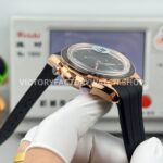 N1 Factory Omega Speedmaster Professional Moonwatch 310.63.42.50.02.001 42mm Rose Gold Rubber Strap Black Dial
