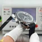 N1 Factory Omega Speedmaster Professional Moonwatch 310.30.42.50.01.002 42mm Steel Rubber Strap Black Dial
