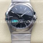OM+ Factory Omega Constellation Men 123.10.38.21.01.001 38mm full steel black dial replica watch