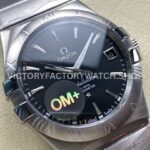 OM+ Factory Omega Constellation Men 123.10.38.21.01.001 38mm Full Steel Black Dial