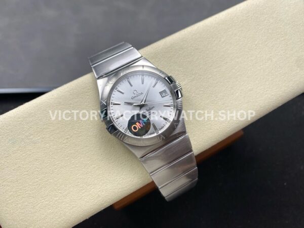 OM+ Factory Omega Constellation Men 123.10.38.21.02.001 38mm Full Steel Silver Dial