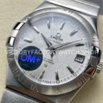 OM+ Factory Omega Constellation Men 123.10.38.21.02.003 38mm Full Steel Silver Dial
