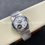 OM+ Factory Omega Constellation Men 123.10.38.21.02.003 38mm Full Steel Silver Dial