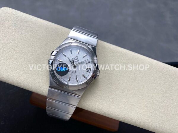 OM+ Factory Omega Constellation Men 123.10.38.21.02.004 38mm Full Steel Silver Dial