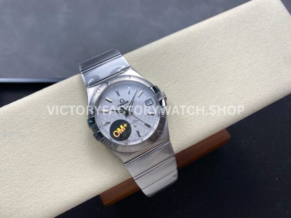 OM+ Factory Omega Constellation Men 123.10.38.21.02.004 38mm Full Steel Silver Dial