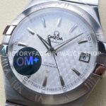 OM+ Factory Omega Constellation Men 123.10.38.21.02.004 38mm Full Steel Silver Dial