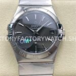 OM+ Factory Omega Constellation Men 123.10.38.21.06.001 38mm Full Steel Grey Dial (1) OM+ Factory Omega Constellation Men 123.10.38.21.06.001 38mm full steel grey dial replica watch
