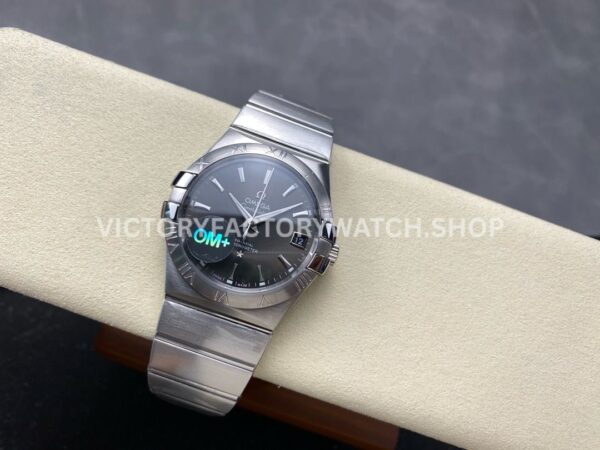 OM+ Factory Omega Constellation Men 123.10.38.21.06.001 38mm Full Steel Grey Dial (7) OM+ Factory Omega Constellation Men 123.10.38.21.06.001 38mm Full Steel Grey Dial