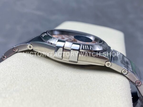 OM+ Factory Omega Constellation Men 123.10.38.21.06.002 38mm Full Steel Pink Dial (2) OM+ Factory Omega Constellation Men 123.10.38.21.06.002 38mm Full Steel Pink Dial
