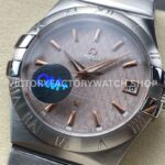 OM+ Factory Omega Constellation Men 123.10.38.21.06.002 38mm Full Steel Pink Dial (6) OM+ Factory Omega Constellation Men 123.10.38.21.06.002 38mm Full Steel Pink Dial