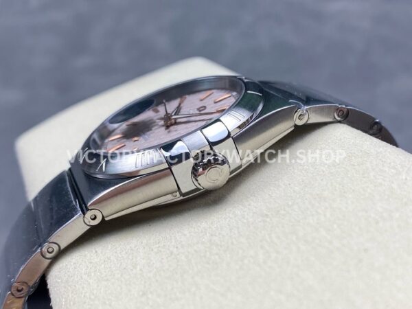 OM+ Factory Omega Constellation Men 123.10.38.21.06.002 38mm Full Steel Pink Dial (8) OM+ Factory Omega Constellation Men 123.10.38.21.06.002 38mm Full Steel Pink Dial