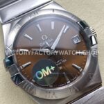OM+ Factory Omega Constellation Men 123.10.38.21.10.001 38mm Full Steel Brown Dial (2) OM+ Factory Omega Constellation Men 123.10.38.21.10.001 38mm Full Steel Brown Dial