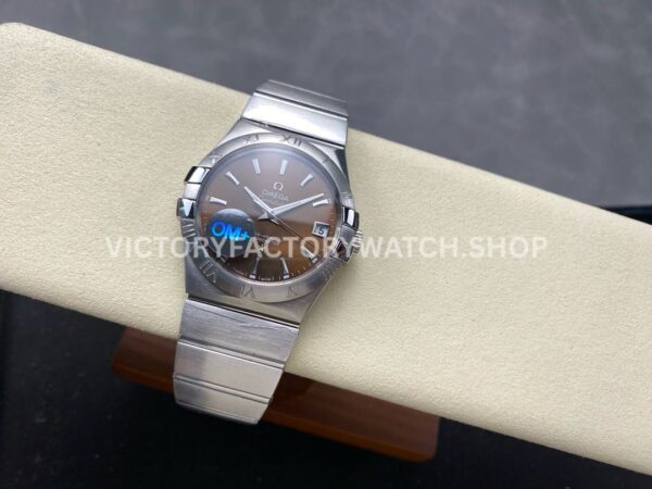 OM+ Factory Omega Constellation Men 123.10.38.21.10.001 38mm Full Steel Brown Dial (7) OM+ Factory Omega Constellation Men 123.10.38.21.10.001 38mm Full Steel Brown Dial