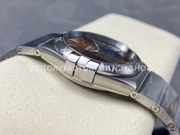 OM+ Factory Omega Constellation Men 123.10.38.21.10.001 38mm Full Steel Brown Dial (9) OM+ Factory Omega Constellation Men 123.10.38.21.10.001 38mm Full Steel Brown Dial