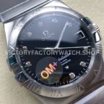 OM+ Factory Omega Constellation Men 123.10.38.21.51.00 38mm Full Steel Diamond Black Dial