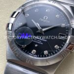 OM+ Factory Omega Constellation Men 123.10.38.21.51.00 38mm Full Steel Diamond Black Dial