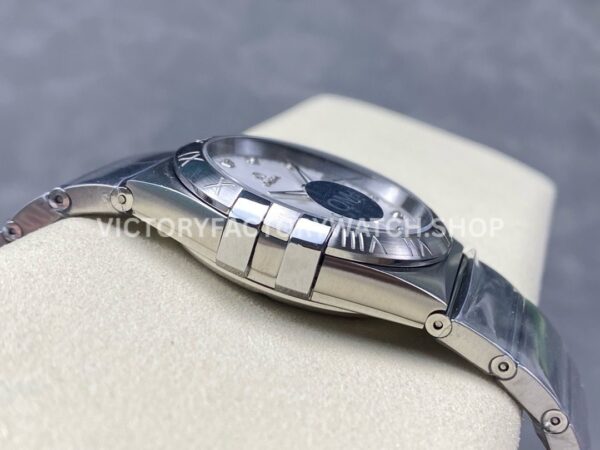 OM+ Factory Omega Constellation Men 123.10.38.21.52.001 38mm Full Steel Diamond Silver Dial
