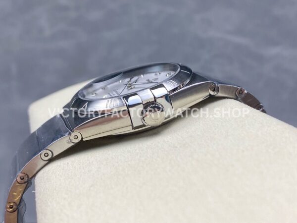 OM+ Factory Omega Constellation Men 123.10.38.21.52.001 38mm Full Steel Diamond Silver Dial