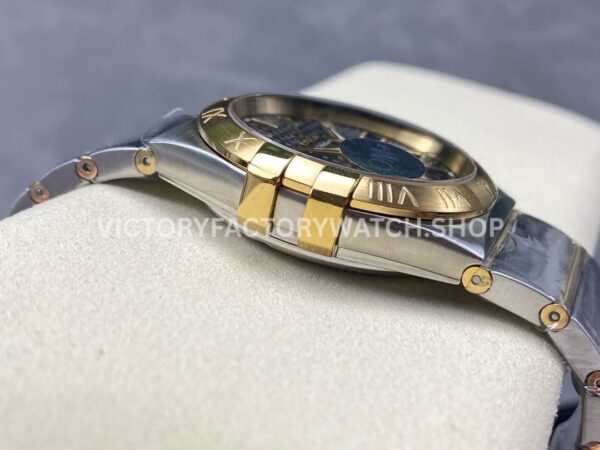 OM+ Factory Omega Constellation Men 123.20.35.20.01.001 38mm GoldSteel Black Dial (6) OM+ Factory Omega Constellation Men 123.20.35.20.01.001 38mm Gold Steel Black Dial