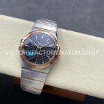 OM+ Factory Omega Constellation Men 123.20.38.21.01.001 38mm Rose GoldSteel Black Dial (3) OM+ Factory Omega Constellation Men 123.20.38.21.01.001 38mm Rose Gold Steel Black Dial