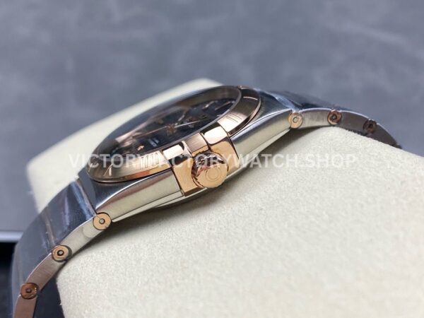OM+ Factory Omega Constellation Men 123.20.38.21.01.001 38mm Rose GoldSteel Black Dial (7) OM+ Factory Omega Constellation Men 123.20.38.21.01.001 38mm Rose Gold Steel Black Dial