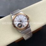 OM+ Factory Omega Constellation Men 123.20.38.21.02.001 38mm Rose GoldSteel Silver Dial (2) OM+ Factory Omega Constellation Men 123.20.38.21.02.001 38mm Rose Gold Steel Silver Dial