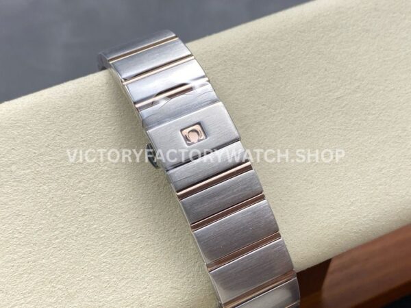 OM+ Factory Omega Constellation Men 123.20.38.21.02.001 38mm Rose GoldSteel Silver Dial (8) OM+ Factory Omega Constellation Men 123.20.38.21.02.001 38mm Rose Gold Steel Silver Dial