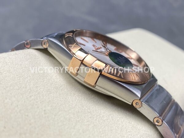 OM+ Factory Omega Constellation Men 123.20.38.21.02.001 38mm Rose GoldSteel Silver Dial (9) OM+ Factory Omega Constellation Men 123.20.38.21.02.001 38mm Rose Gold Steel Silver Dial